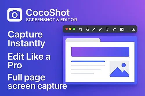 CocoShot Screenshot Editor