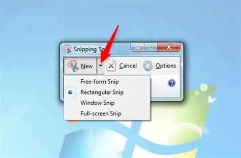Windows 7 Snipping Tool